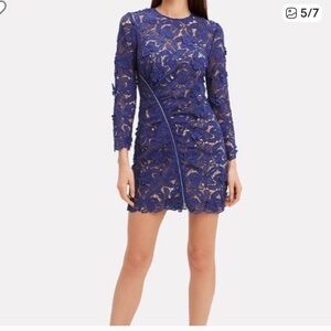 self portrait long sleeve crystal mini dress Self-Portrait | Dresses | Self Portrait Pink Contour Rhinestone Crystal Mesh Long Sleeve Mini Dress 2